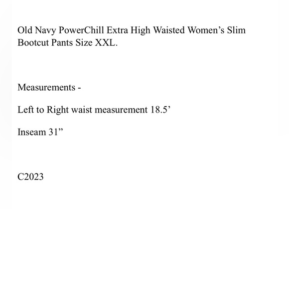 Old navy NWT teal aqua extra high rise slim bootcut leggings size XXL - Picture 5 of 8